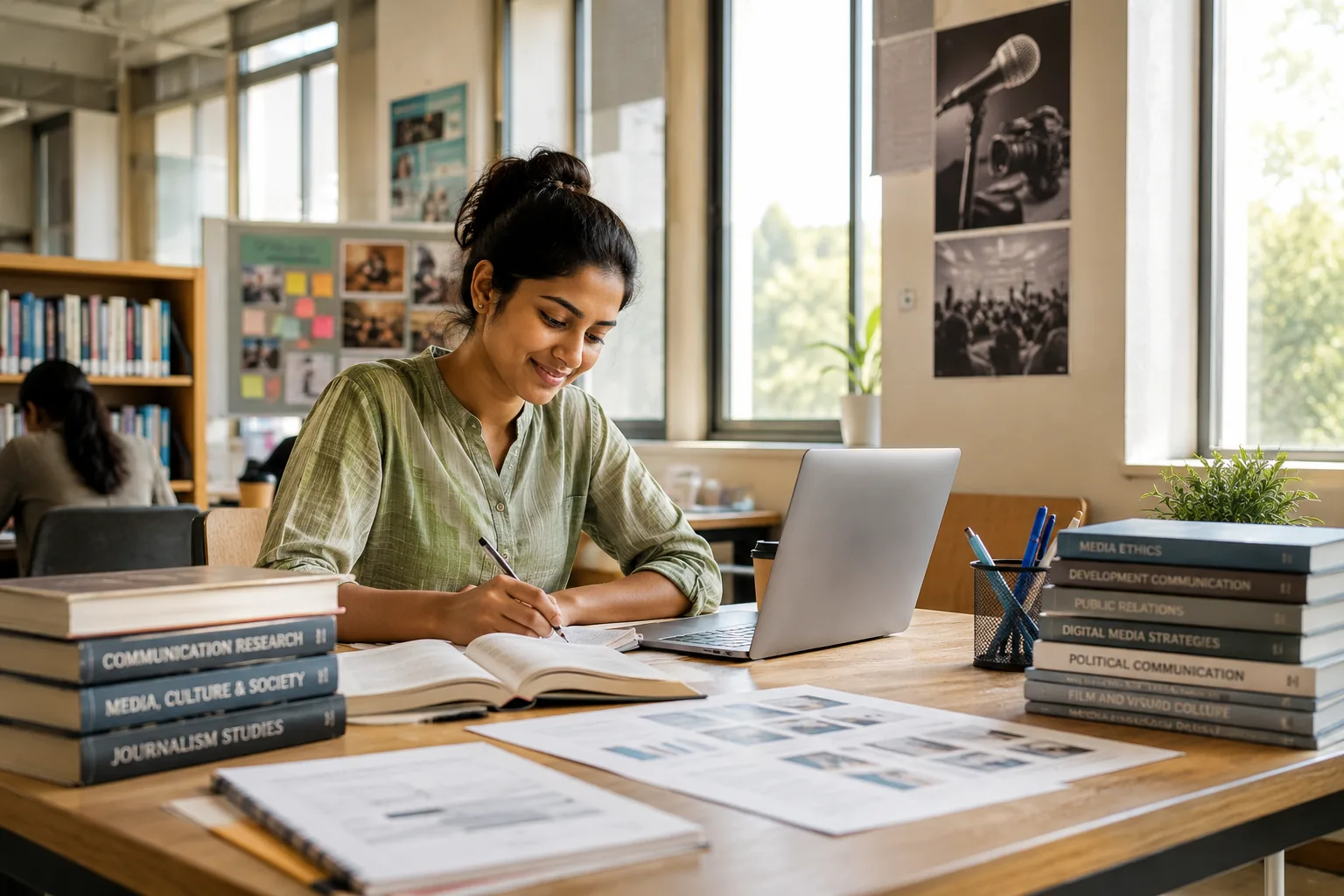 Students representing Ph.D. in Journalism and Mass Communication